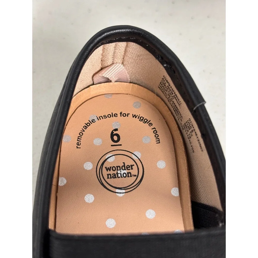 Cat & Jack Wonder Nation Toddler Girls Shoes Size 6 Bundle Pink Purple Black 3pk